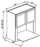 Microwave Wall Cabinet