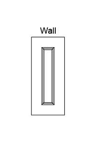 SW - Decorative Door For 30" Tall Wall Cabinet