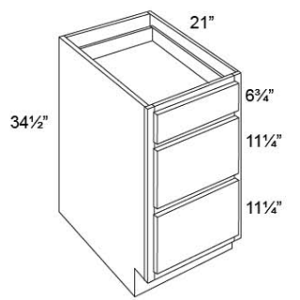 SW - Vanity Drawer Base Cabinet