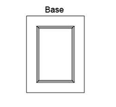 SW - Decorative Door For 24" Deep Base Cabinet