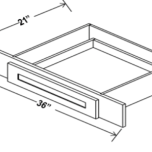 SW - Knee Drawer, can be cut to 24"W