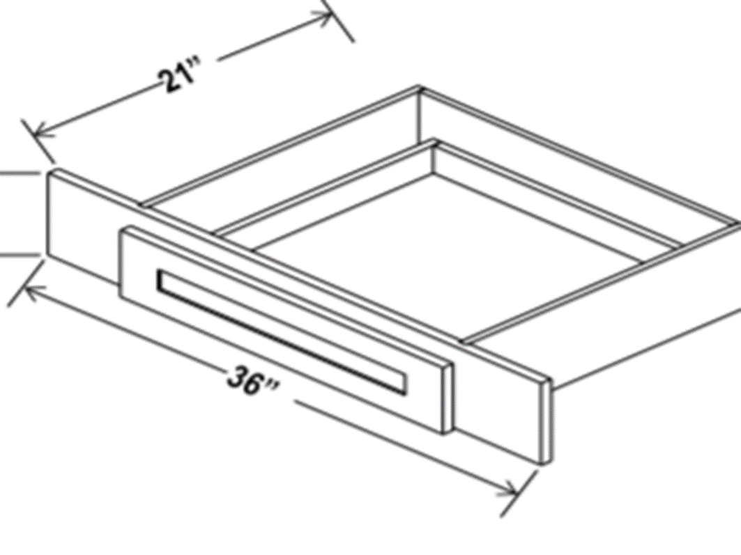 image111 SW - Knee Drawer, can be cut to 24"W