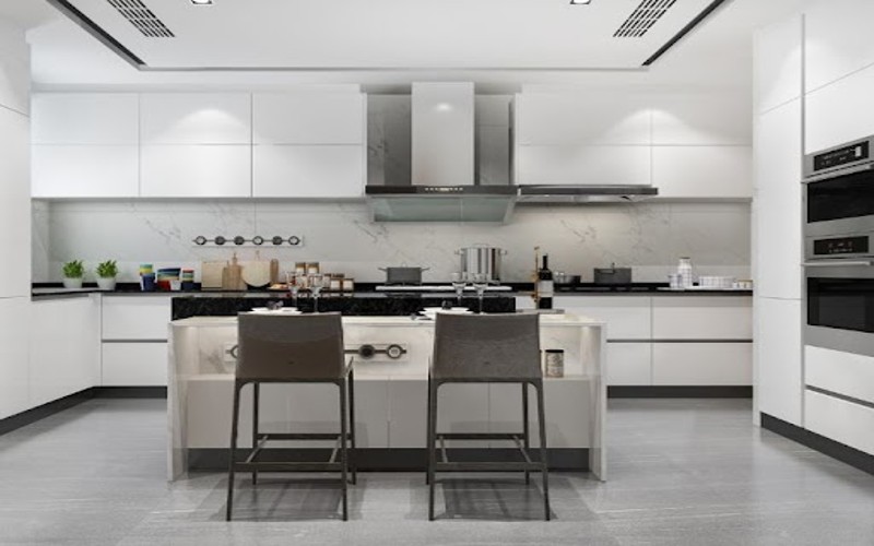 kitchen with professional remodeling services